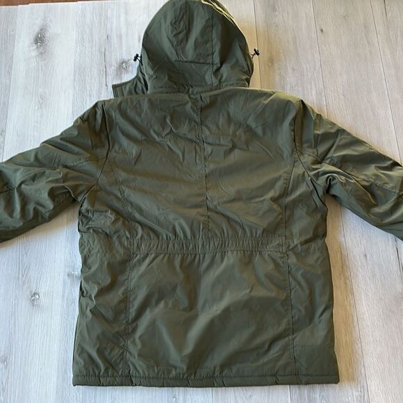 Rough StockJacket Army Military Field Waterproof Trench Coats Hooded Army GrXXXL - Picture 10 of 11